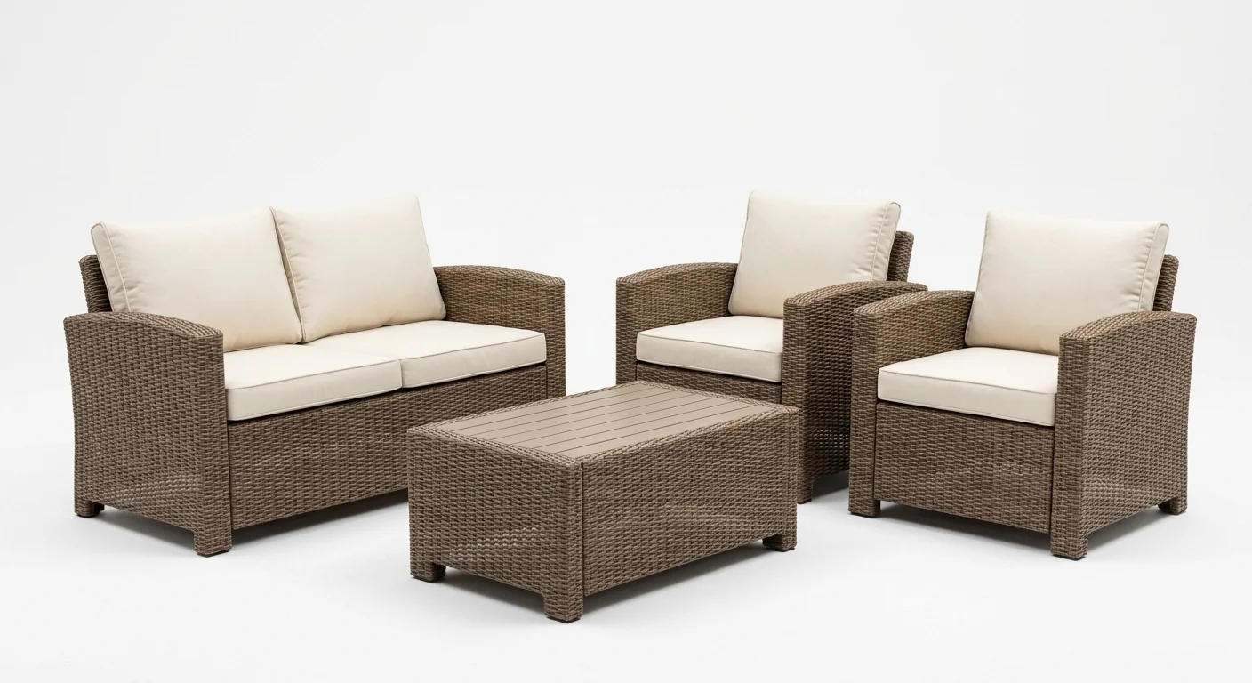 Keter California 4-Seater Lounge Set by Keter — available in Málaga from Costa del Sol Outdoors